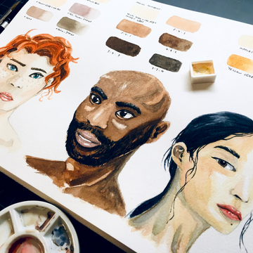 Three Ways to Paint Skin Tones