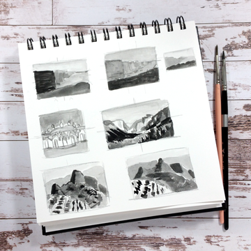 How to Paint in Monochrome with Watercolour