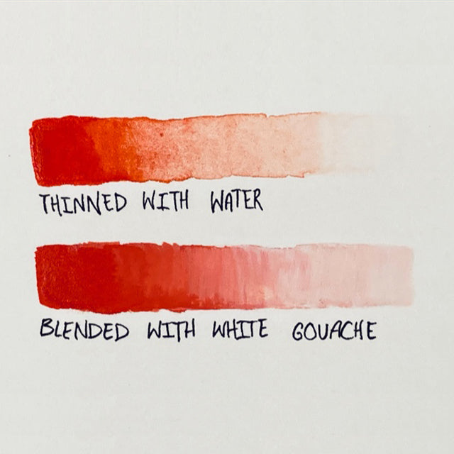 Mixing White Gouache with Watercolour – Etchr Lab