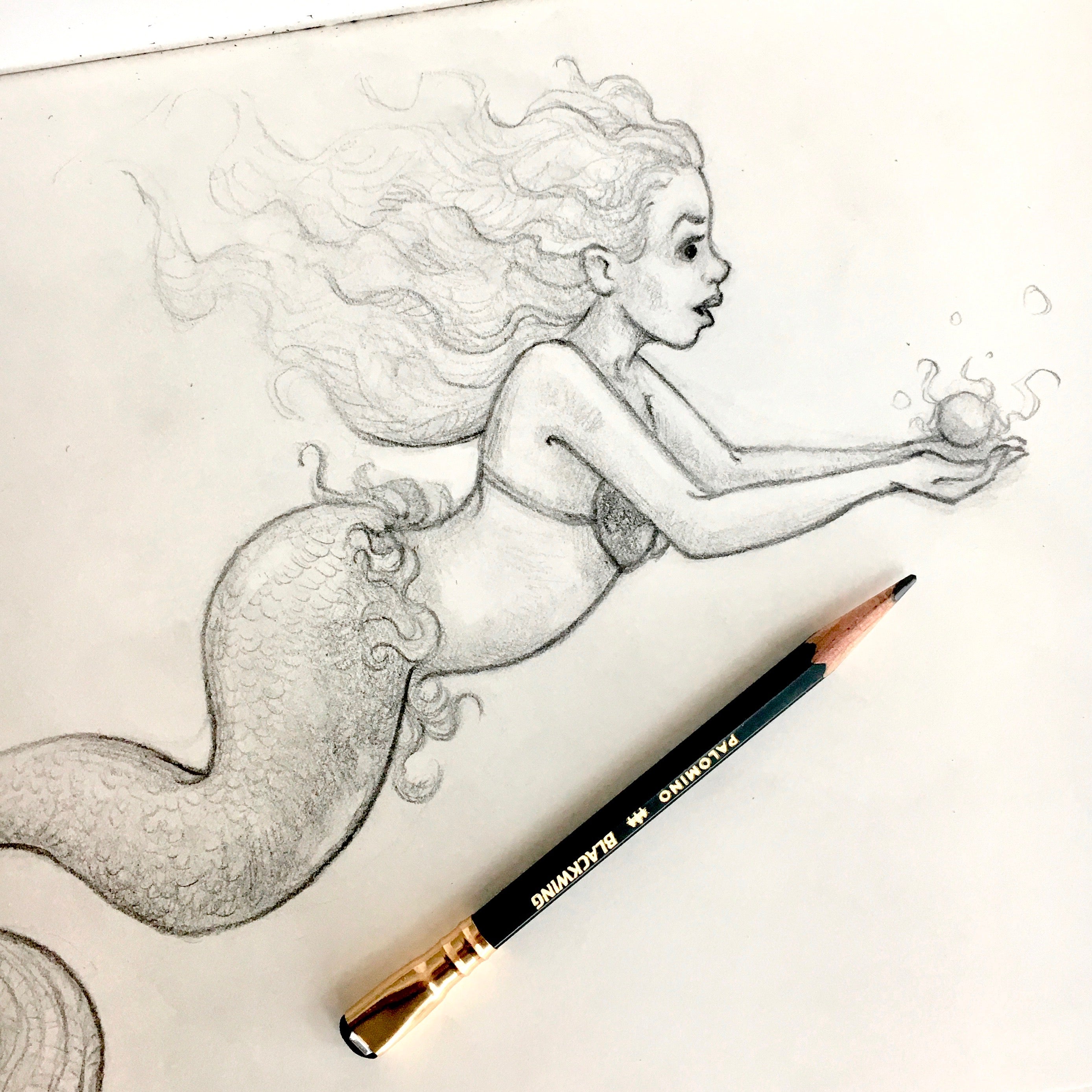 cool drawings of mermaids