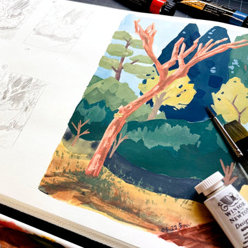 4 Tips in Painting Backgrounds