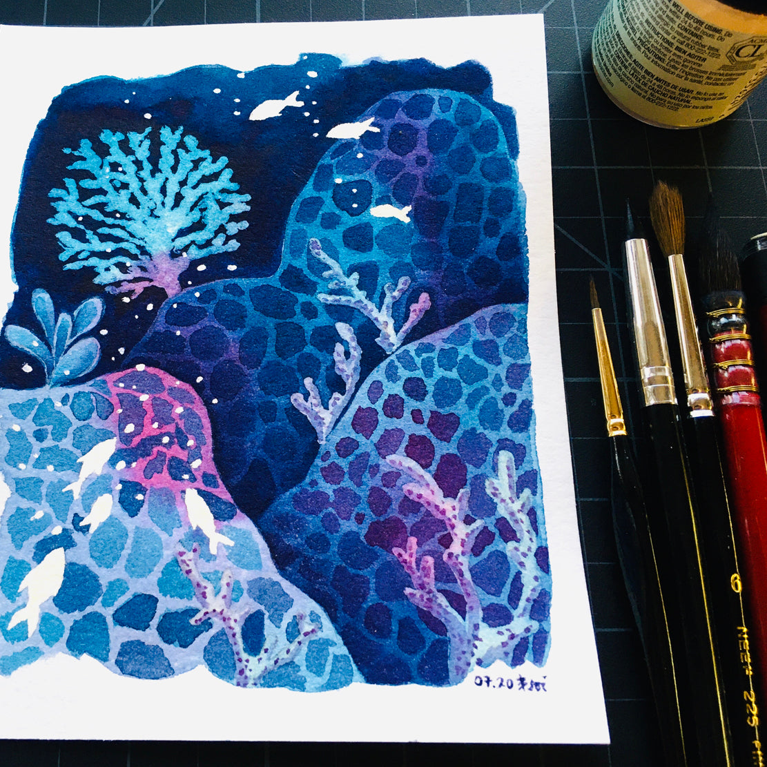 Tips For Using Masking Fluid In Watercolour Painting - Solving