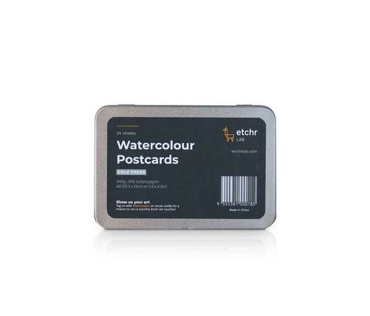 25% Cotton Watercolour Postcards: Cold Press