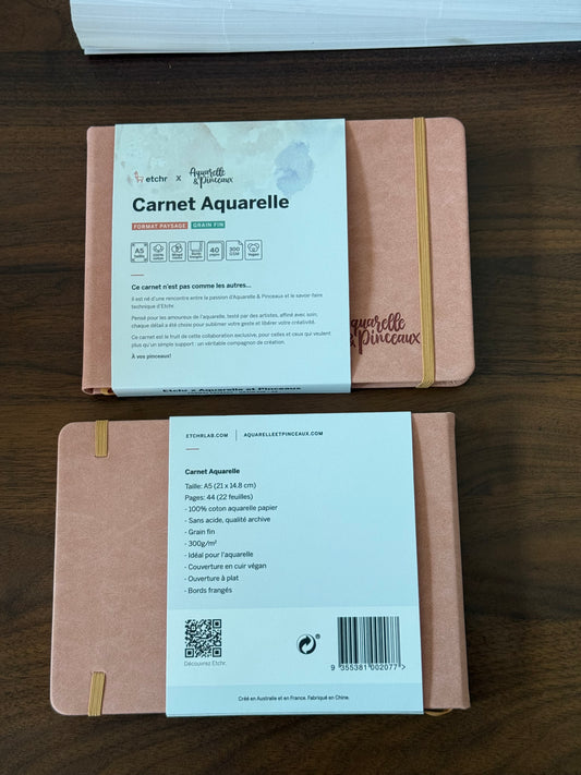 Aquarelle et Pinceaux A5 TPS