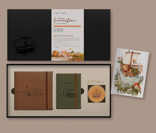 Sue Rahel | Riverflow Sketchbook Set + Tutorial