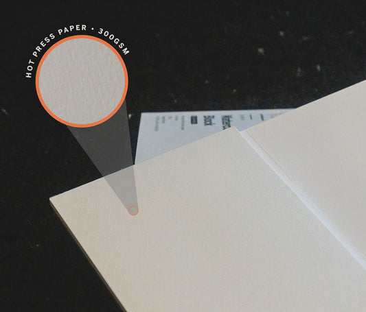 Wood Pulp A4 Paper Block (Hot Press)