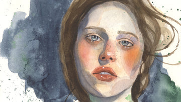 E75 :: Fiona Di Pinto & Capturing Emotions through Watercolour Portraits