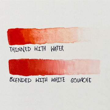 White gouache and watercolour – an exciting combination – Andy