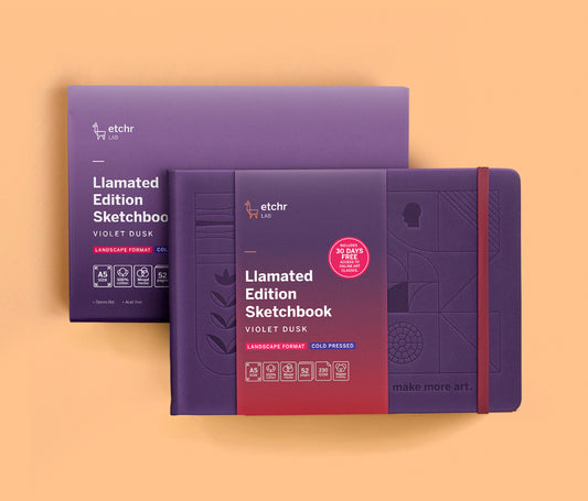 Etchr Sketchbook: Violet Dusk Edition
