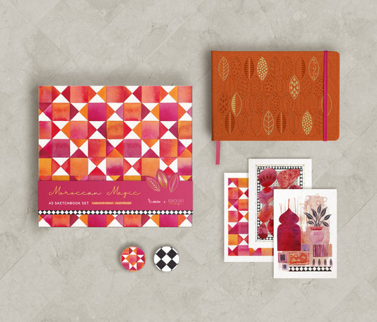 Essoldo Design | Moroccan Magic Sketchbook Set + Workshop