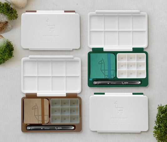 Mini Watercolour Set (9 Half Pans)