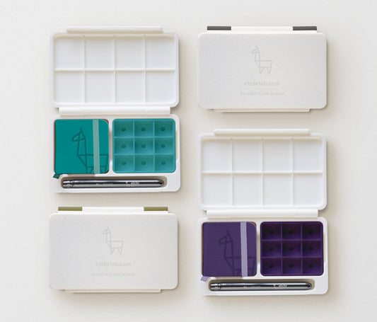 Mini Watercolour Set (9 Half Pans)