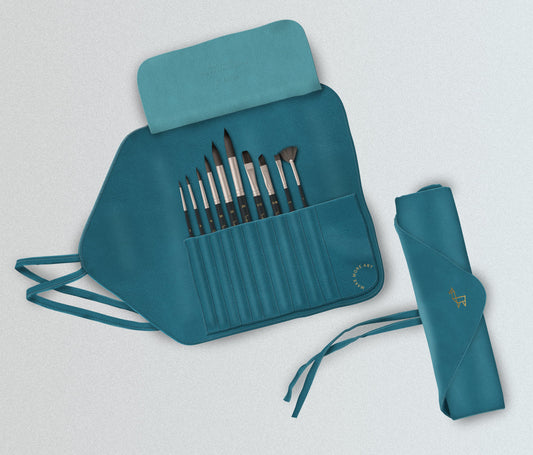 Watercolour Brush Set (Teal)