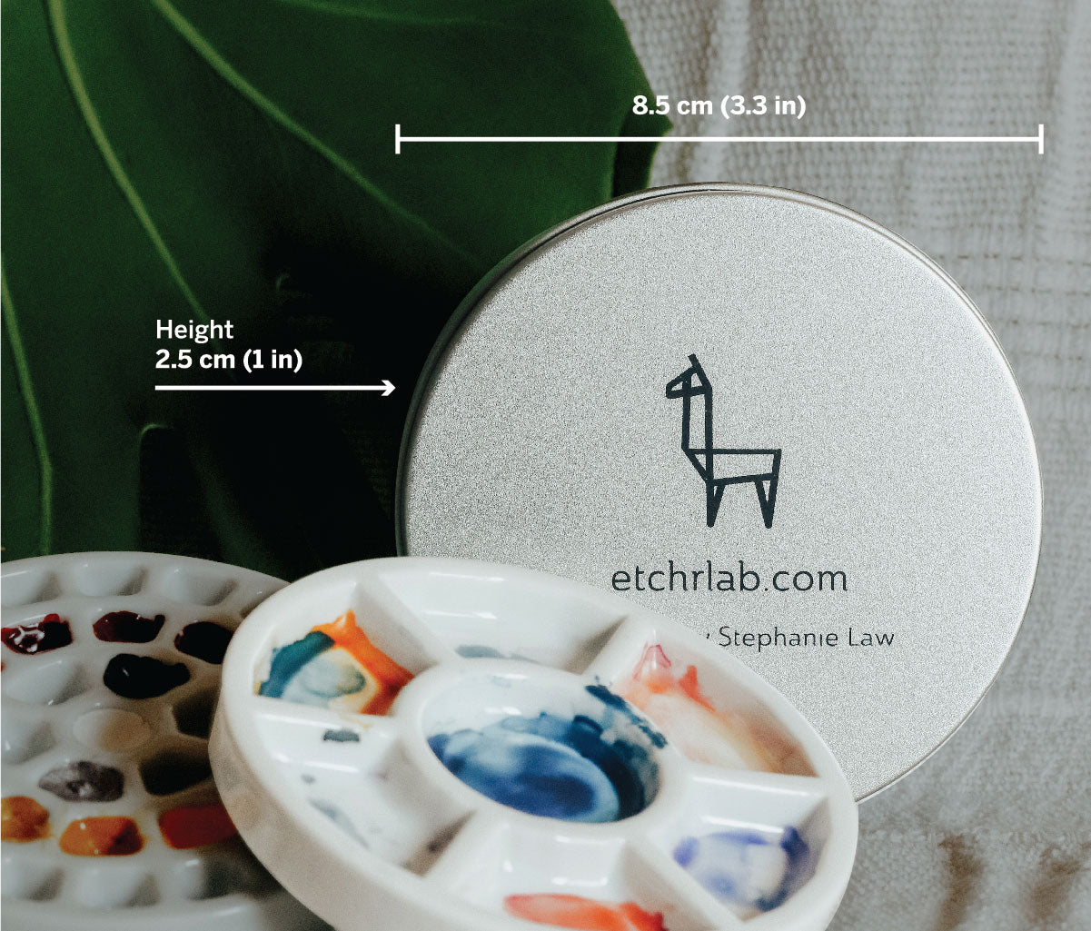 Etchr Mini Porcelain Palette Kit - 37 Wells